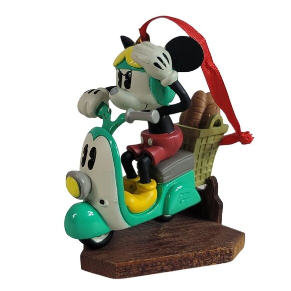 Disney Sketchbook Christmas Ornament Croissant Triomphe Scooter Mickey 2015 READ - Picture 1 of 9